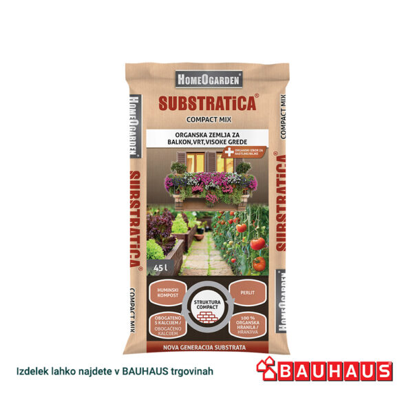 Zemlja za rože substratica compact mix 45l homeogarden