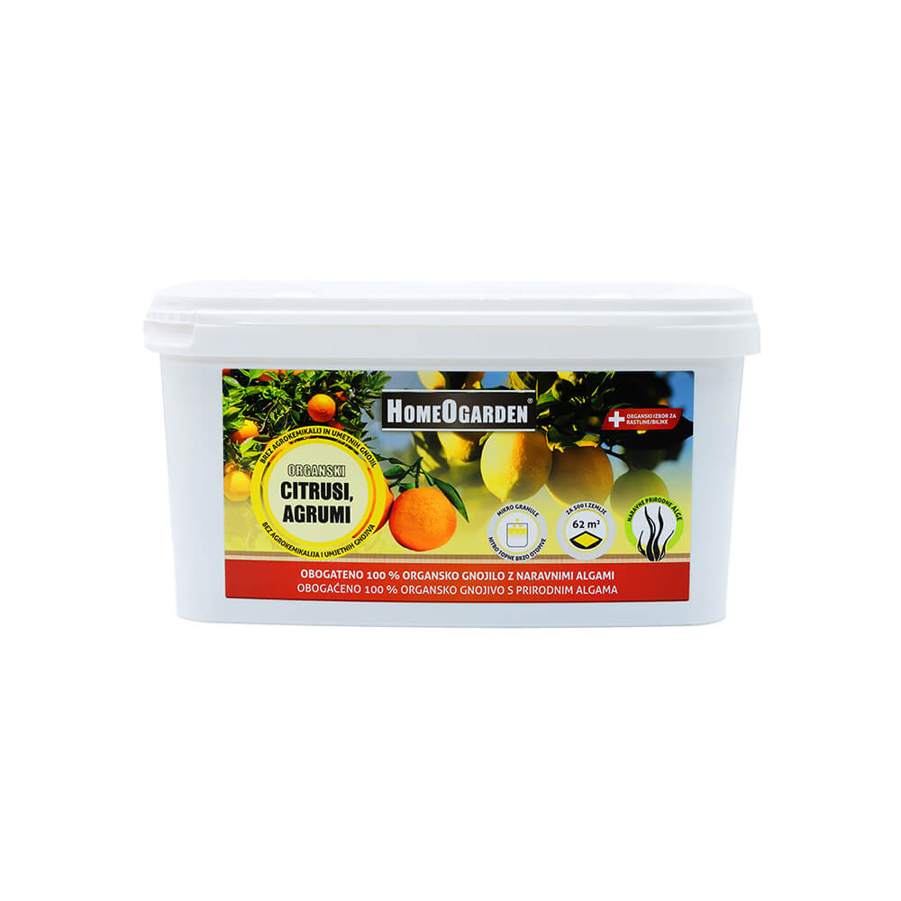 Organsko gnojilo za citruse in agrume 2,5 kg.