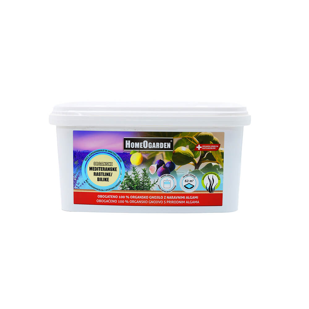 Organsko gnojilo za mediteranske rastline 2,5 kg.