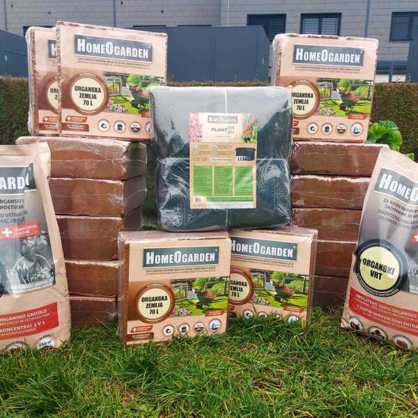 Organska kokosova zemlja 70l, Organski vrt 4kg, Visoka greda 1140l; Paket: Vrt brez vrta - XL
