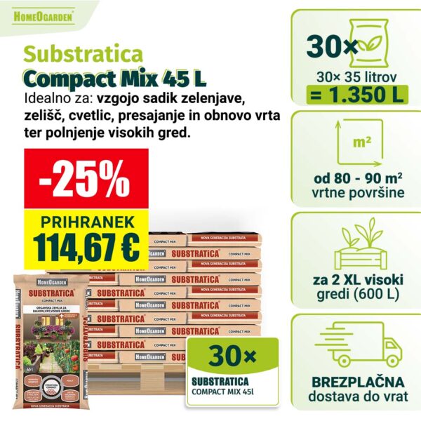 30× Substratica Compact Mix 45 l