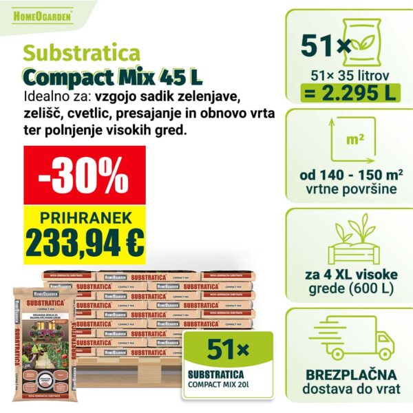 51× Substratica Compact Mix 45 l