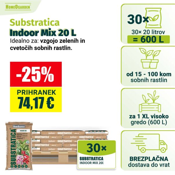 30× Substratica Indoor Mix 20l