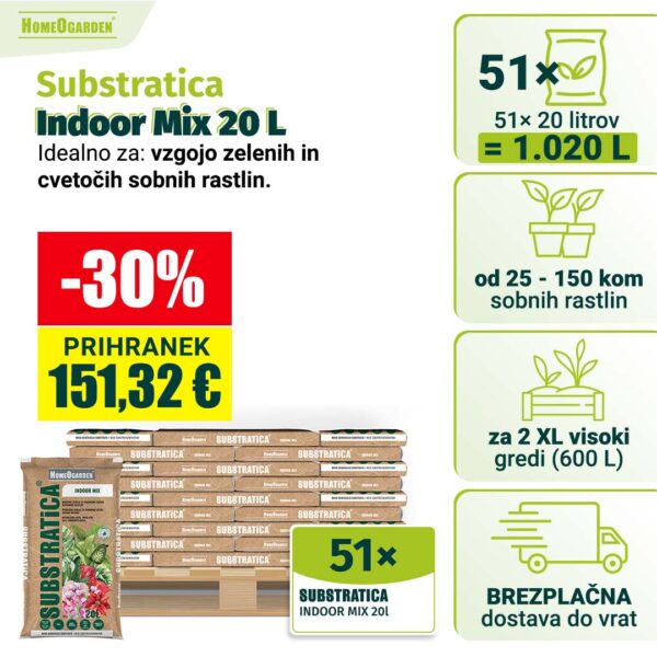 51× Substratica Indoor Mix 20l
