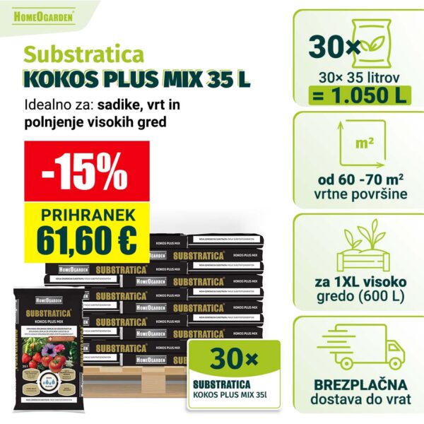 30× Substratica Kokos Plus Mix 35l