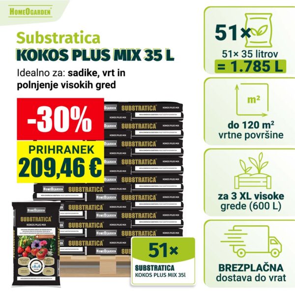 51× Substratica Kokos Plus Mix 35l