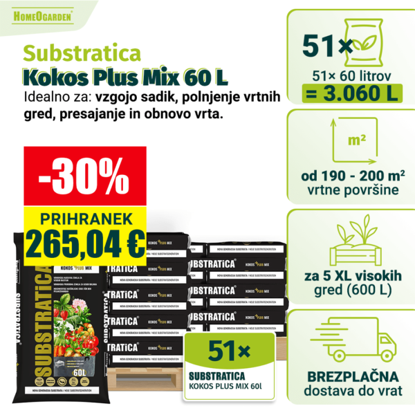 51× Substratica Kokos Plus Mix 60l