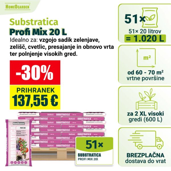 51× Substratica Profi Mix 20 l